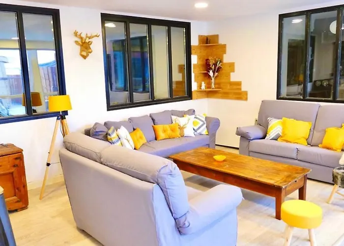 Spacieux 300m2 - Sauna - Bbq - Terrasse Ле дез Альп